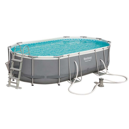 Piscina fuori terra con struttura d'acciaio Power Steel 488 x 305 x 107 cm